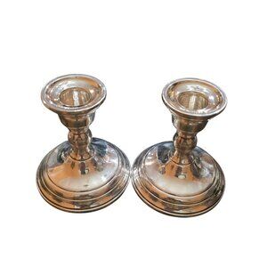 Vintage El-Sil-Co Weighted 3057 Candlestick (A8833)